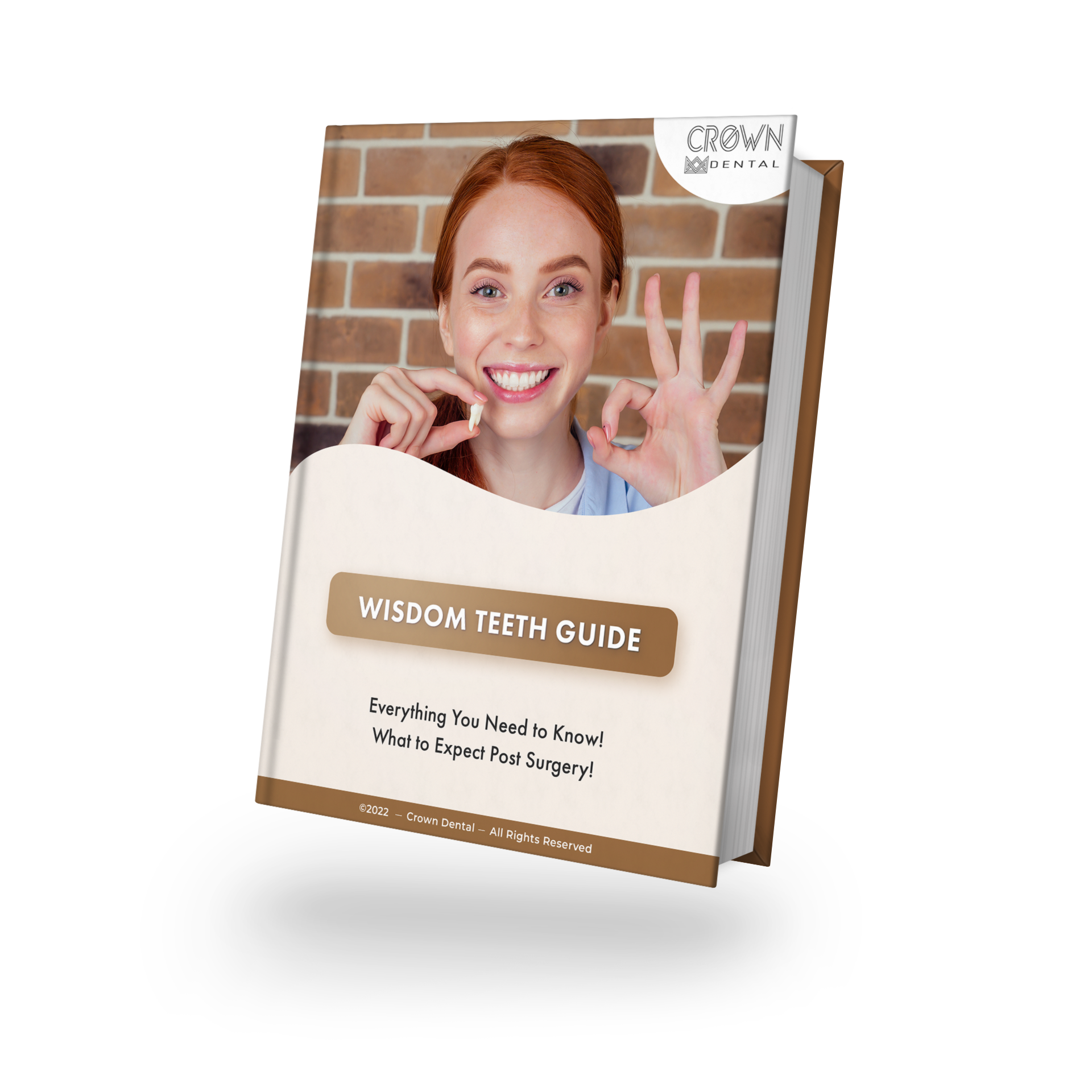 [Crown Dental] Wisdom Teeth Magazine Image Book Mockup